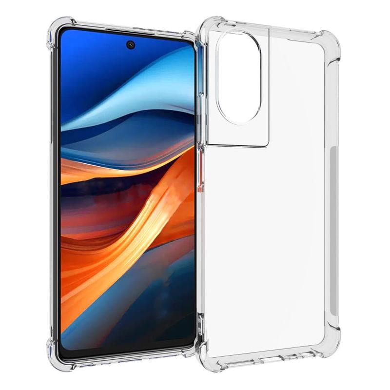 For TCL 50 SE 4G Shockproof Non-slip Thickening TPU Phone Case(Transparent)