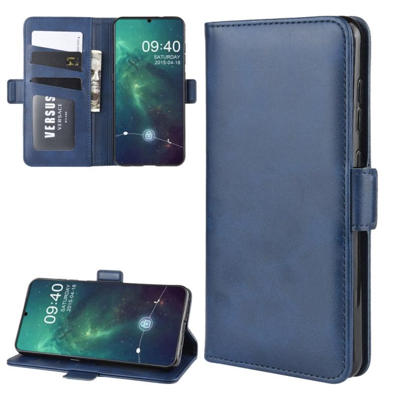 Wallet Stand Leather Cell Phone Case for NOKIA 6.2with Wallet & Holder & Card Slots(Dark Blue)