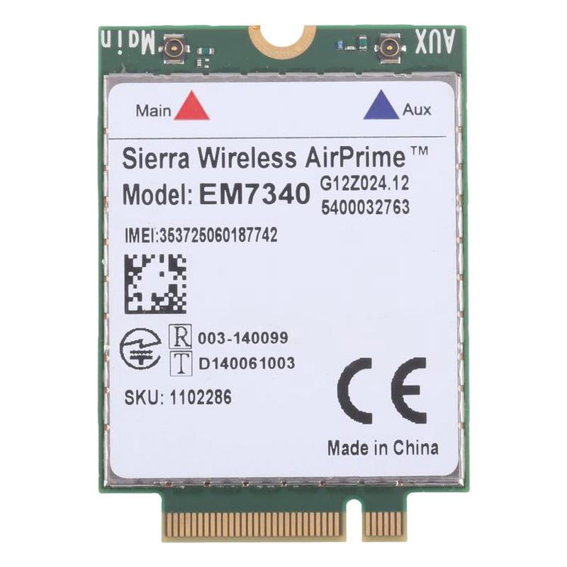EM7340 4G WWAN LTE/HSPA+ M.2 Wireless Module For M.2 Machine, Not Support HP/Lenovo Laptops
