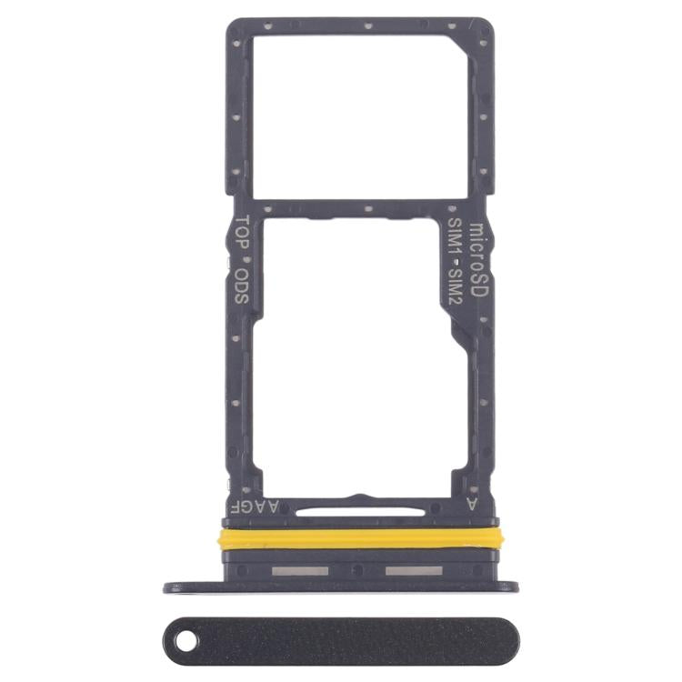 For Samsung Galaxy A17 4G SM-A175F Original SIM + SIM / Micro SD Card Tray (Black)