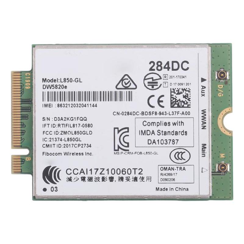 L850-GL DW5820E 284DC 4G Wireless Module For DELL 5410 5420 5430 3510 5530