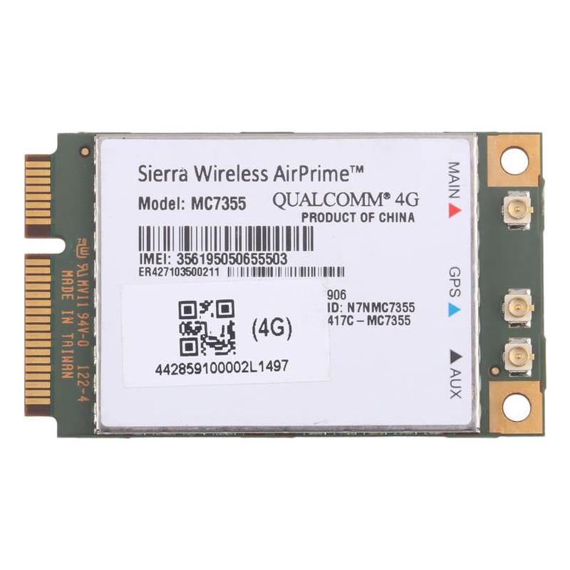 Sierra Wireless AirPrime MC7355 AT&T 4G LTE/HSPA+ 100Mbps PCI-E M.2 WiFi Wireless Module