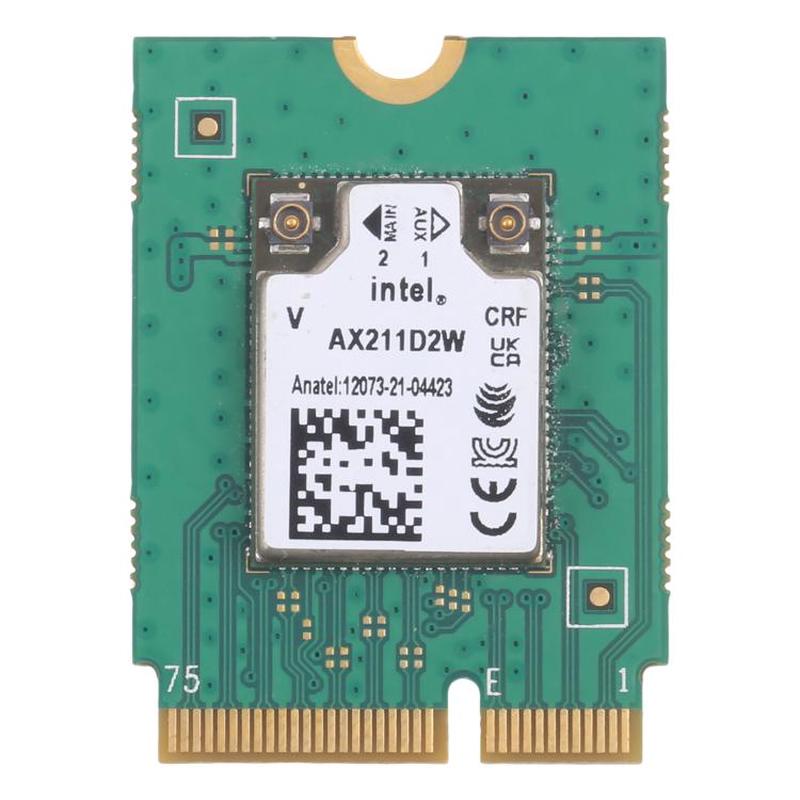 WiFi 6E Intel AX211D2W M.2 Dual Band WiFi Bluetooth Wireless Card