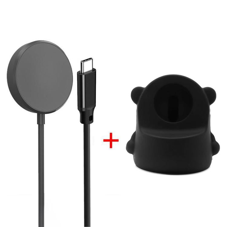 For Samsung Galaxy Watch 8/Ultra 2025/7/6/5 xDfind Type-C Interface Smart Watch Charger with Holder(Black)