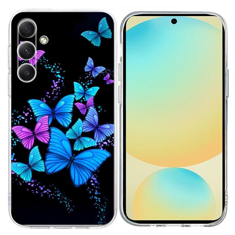 For Samsung Galaxy A16 5G Colorful Painting Pattern TPU Phone Case(Color Butterflies)