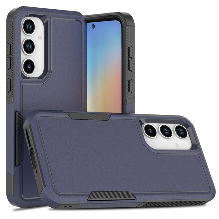 For Samsung Galaxy A35 5G / A55 5G 2 in 1 PC + TPU Phone Case(Dark Blue)