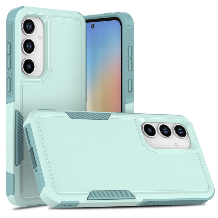 For Samsung Galaxy A35 5G / A55 5G 2 in 1 PC + TPU Phone Case(Light Green)