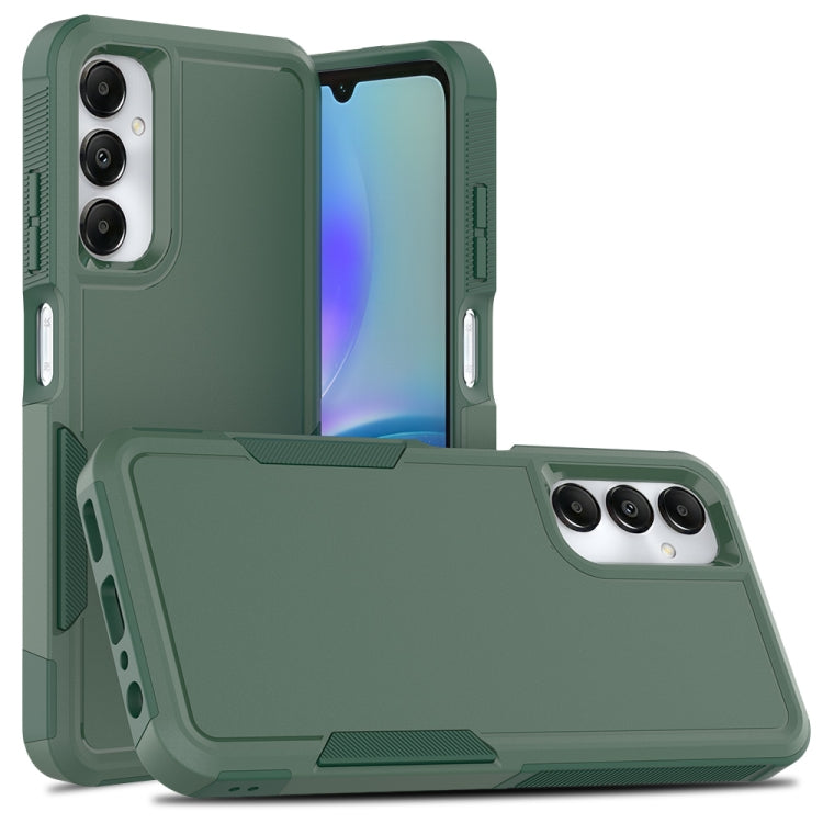 For Samsung Galaxy A05s 2 in 1 PC + TPU Phone Case(Dark Green)