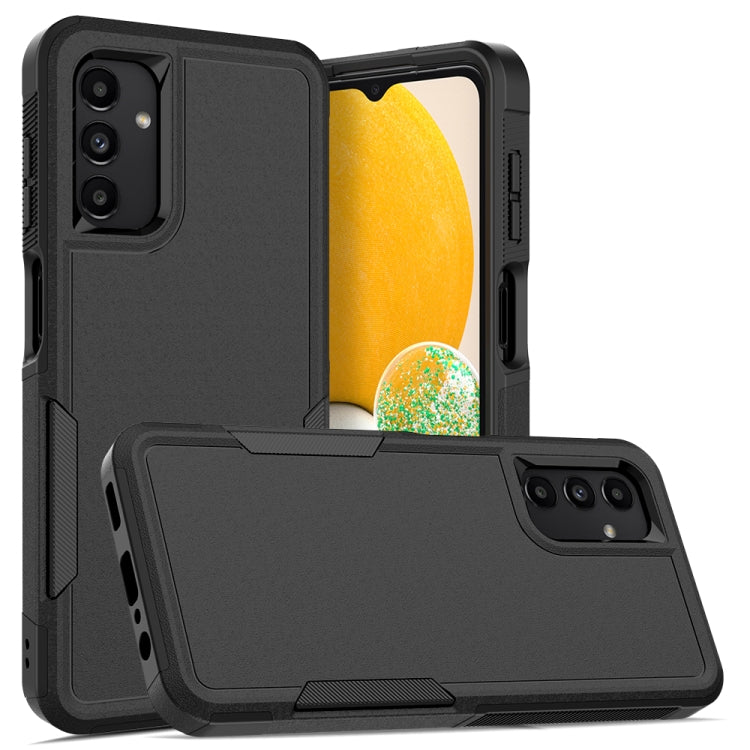 For Samsung Galaxy A13 4G&5G / A04s 2 in 1 PC + TPU Phone Case(Black)