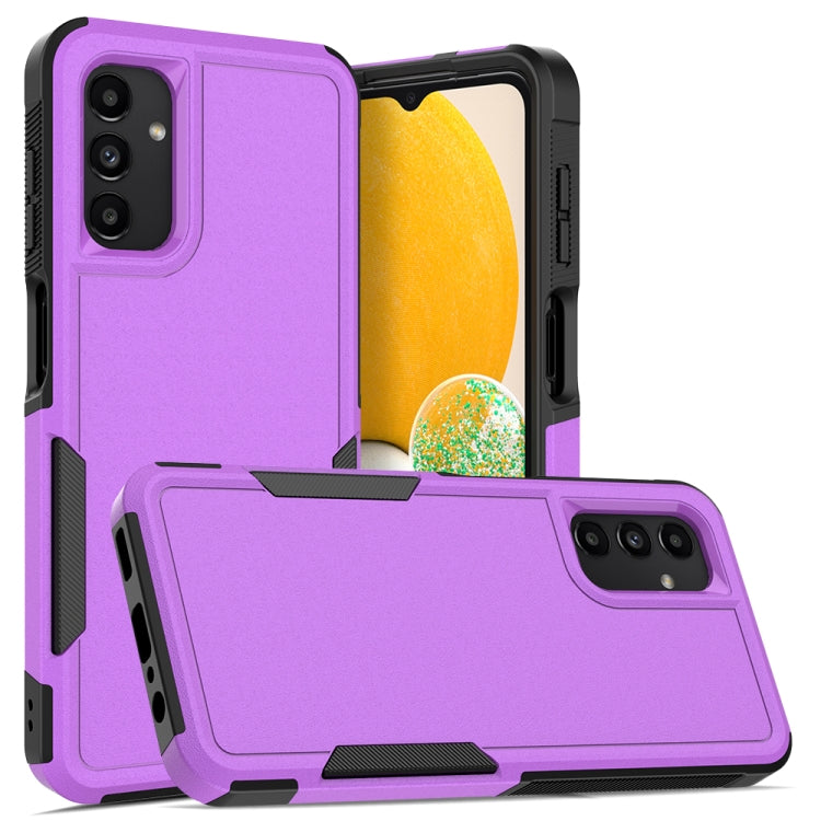 For Samsung Galaxy A13 4G&5G / A04s 2 in 1 PC + TPU Phone Case(Purple)