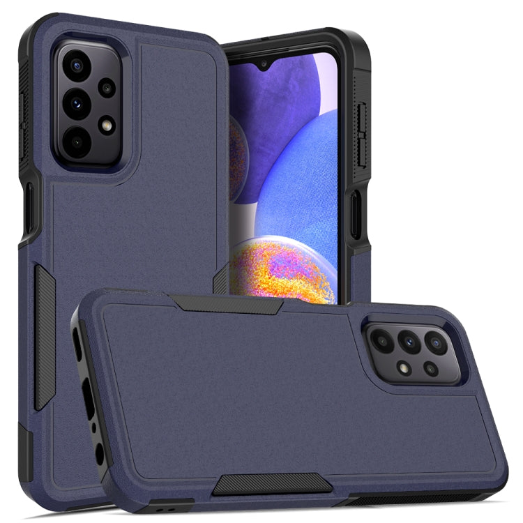 For Samsung Galaxy A23 4G / 5G 2 in 1 PC + TPU Phone Case(Dark Blue)