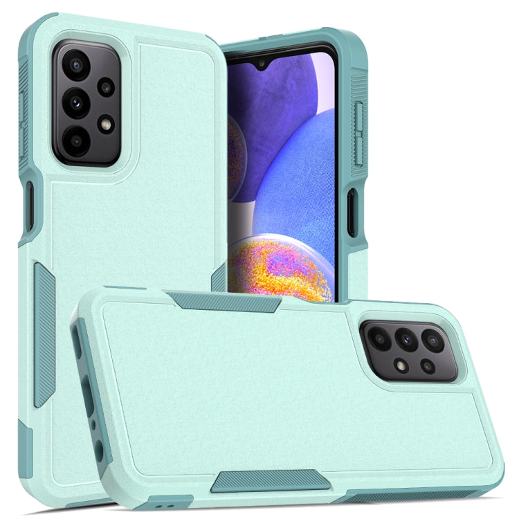 For Samsung Galaxy A23 4G / 5G 2 in 1 PC + TPU Phone Case(Light Green)