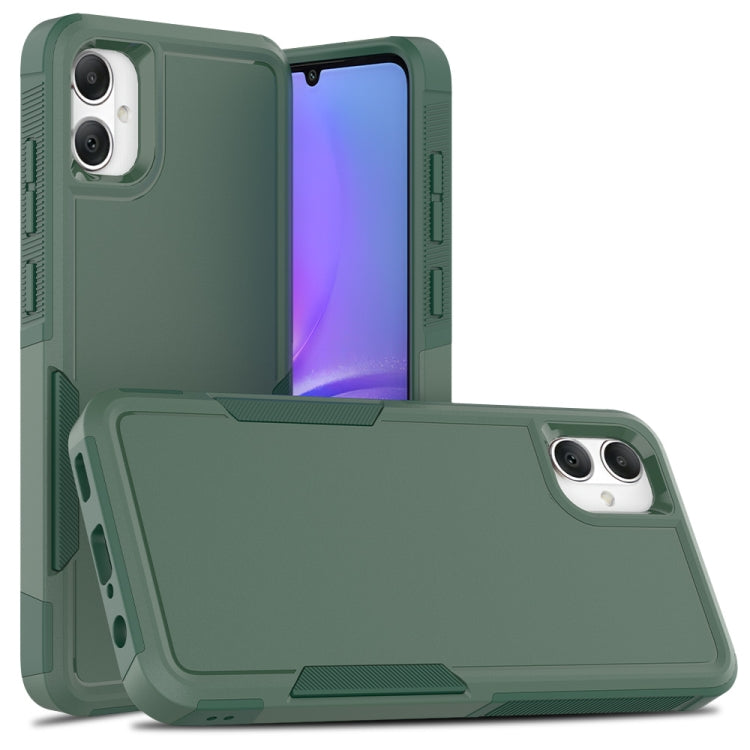 For Samsung Galaxy A05 2 in 1 PC + TPU Phone Case(Dark Green)