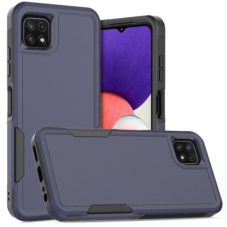 For Samsung Galaxy A22 5G 2 in 1 PC + TPU Phone Case(Dark Blue)