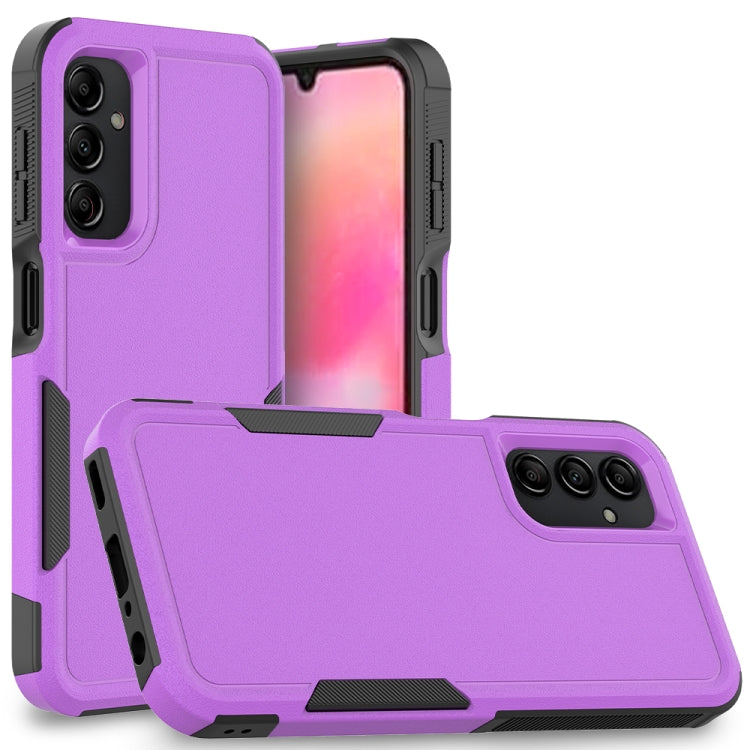 For Samsung Galaxy A24 2 in 1 PC + TPU Phone Case(Purple)