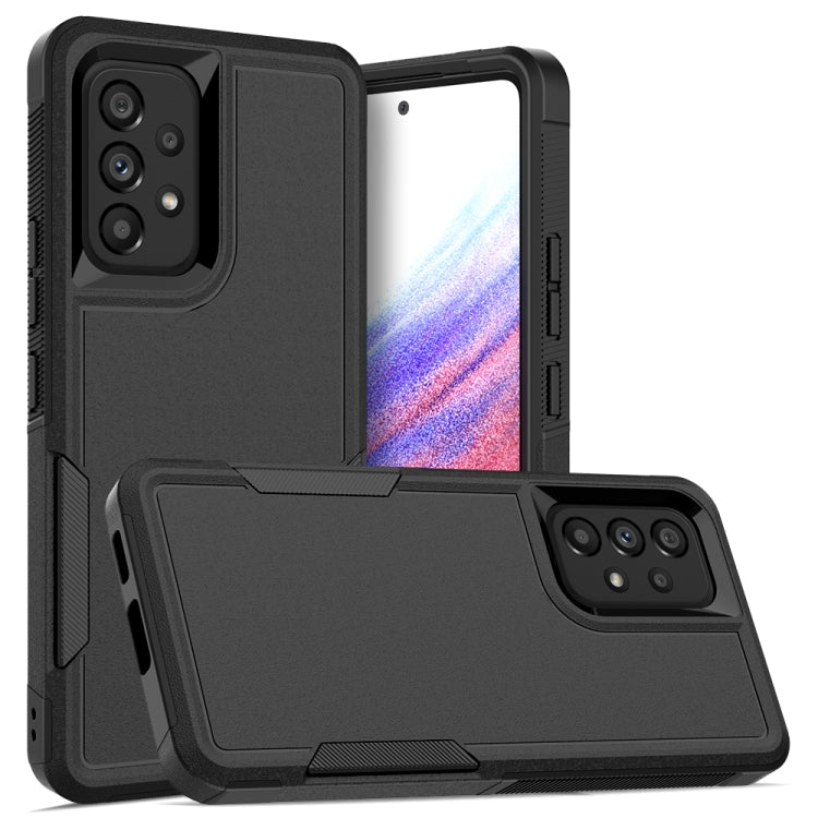 For Samsung Galaxy A53 5G 2 in 1 PC + TPU Phone Case(Black)