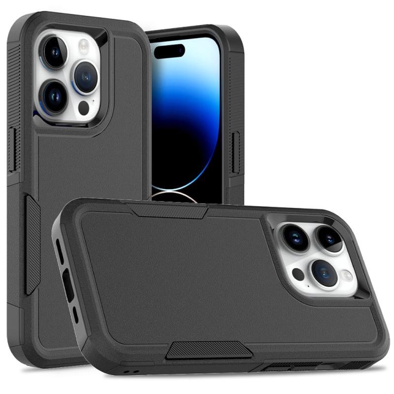 For iPhone 15 Pro 2 in 1 PC + TPU Phone Case(Black)