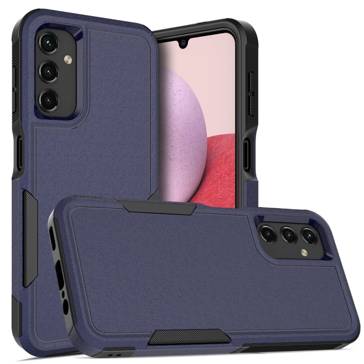 For Samsung Galaxy A14 4G / 5G 2 in 1 PC + TPU Phone Case(Dark Blue)
