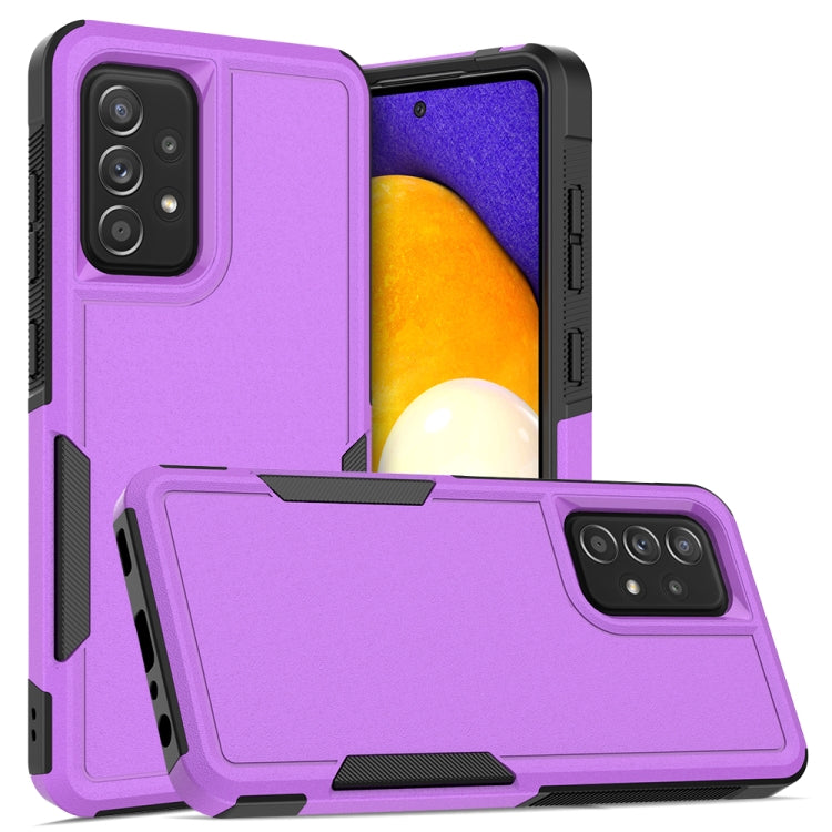 For Samsung Galaxy A52 5G 2 in 1 PC + TPU Phone Case(Purple)