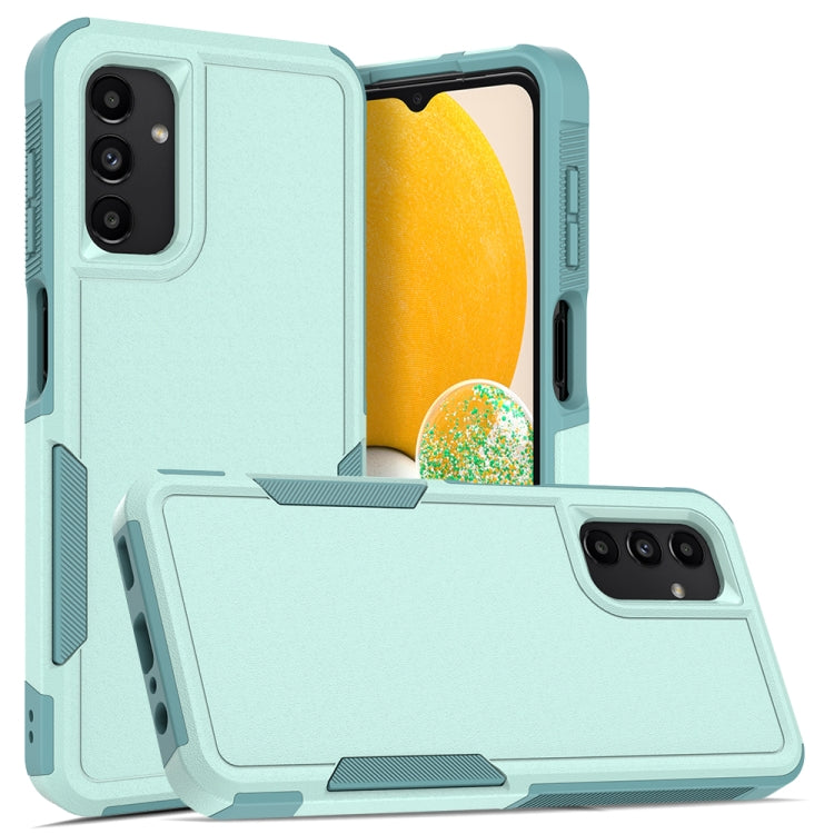 For Samsung Galaxy A13 4G&5G / A04s 2 in 1 PC + TPU Phone Case(Light Green)