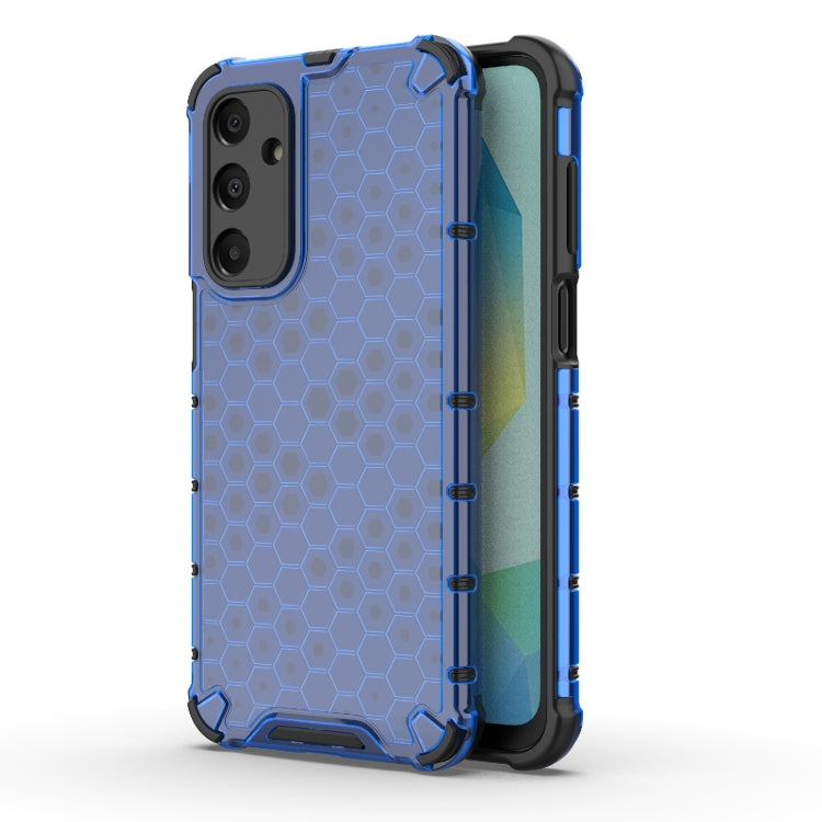 For Samsung Galaxy A16 5G Shockproof Honeycomb PC + TPU Protective Phone Case(Blue)