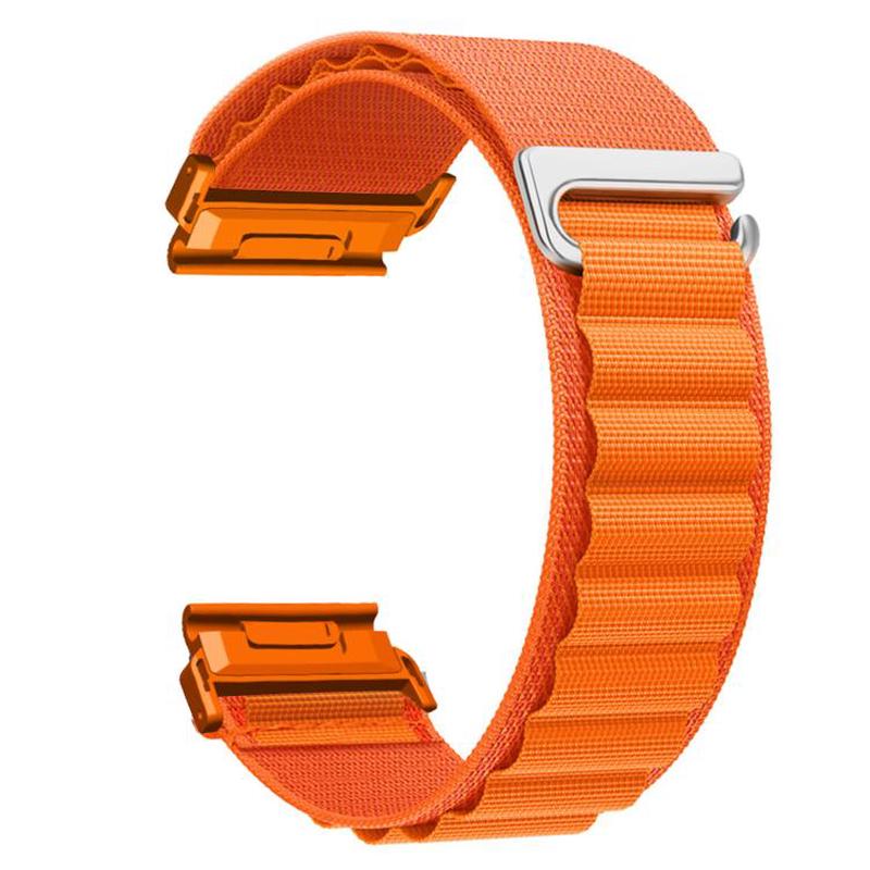 For Gamin 22mm Quick Release Nylon Watch Band(Orange)