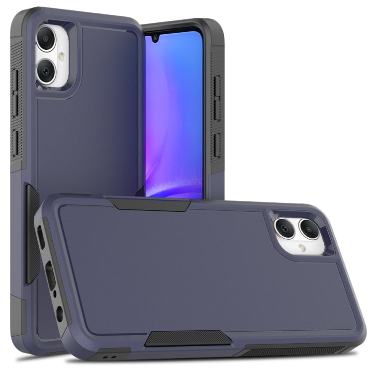 For Samsung Galaxy A05 2 in 1 PC + TPU Phone Case(Dark Blue)