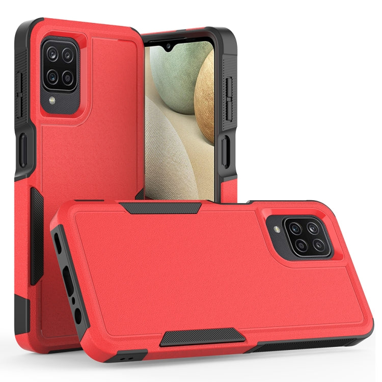 For Samsung Galaxy A12 2 in 1 PC + TPU Phone Case(Red)