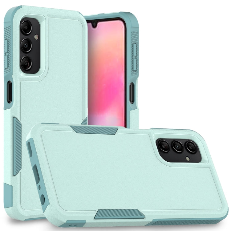 For Samsung Galaxy A24 2 in 1 PC + TPU Phone Case(Light Green)