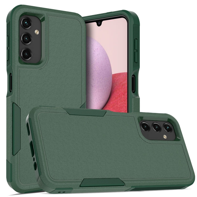 For Samsung Galaxy A14 4G / 5G 2 in 1 PC + TPU Phone Case(Dark Green)