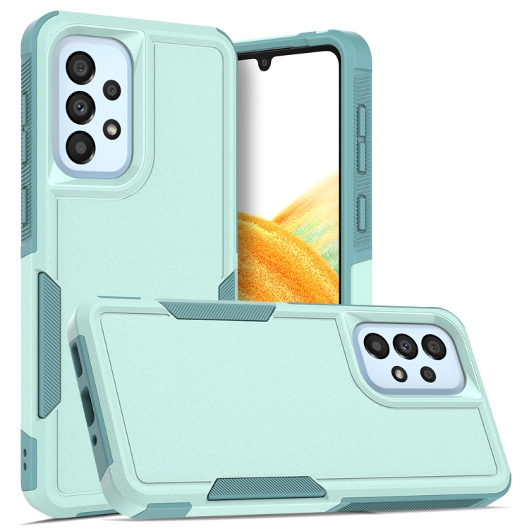 For Samsung Galaxy A33 5G 2 in 1 PC + TPU Phone Case(Light Green)