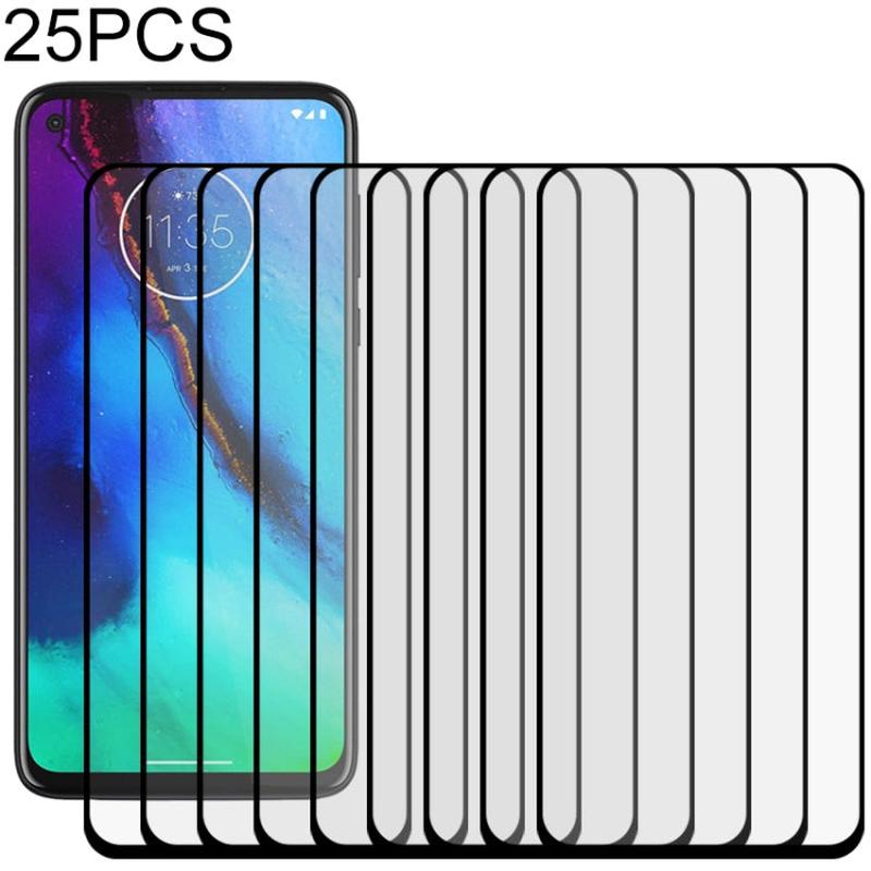 For Motorola Moto G Stylus 25 PCS Full Glue Full Screen Tempered Glass Film(Black)
