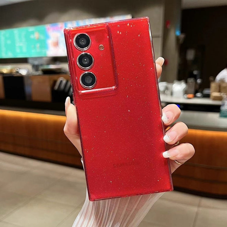 For Samsung Galaxy A15 5G Jelly Glitter Solid Color TPU Phone Case(Red)