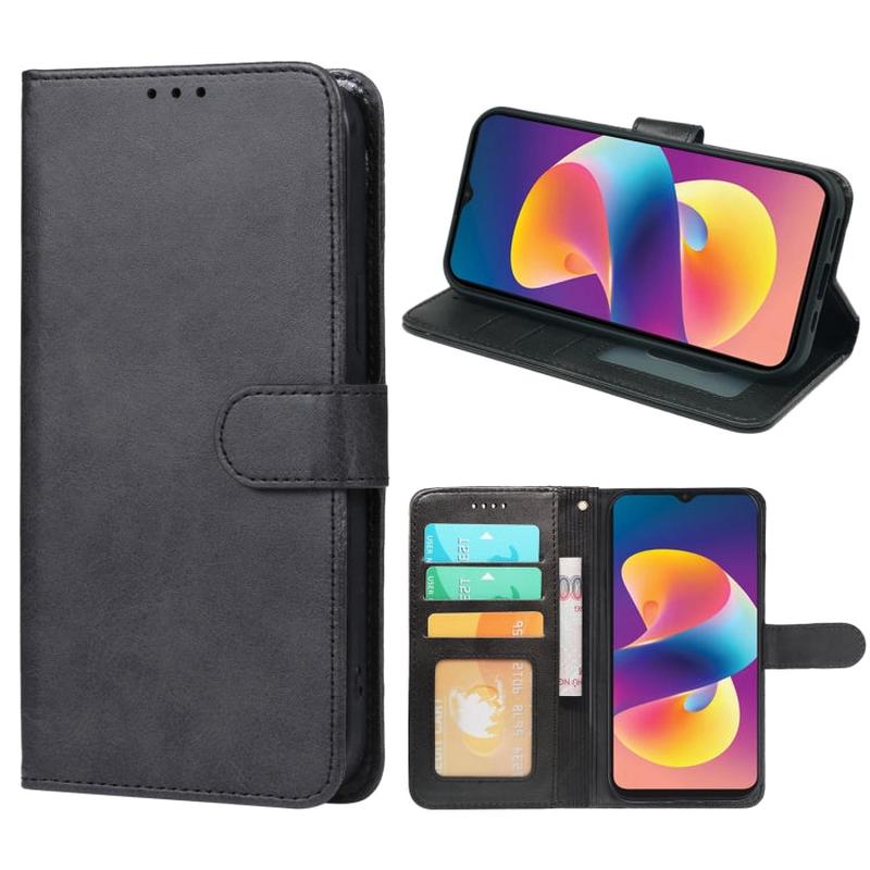 For TCL 50 LE Leather Phone Case(Black)