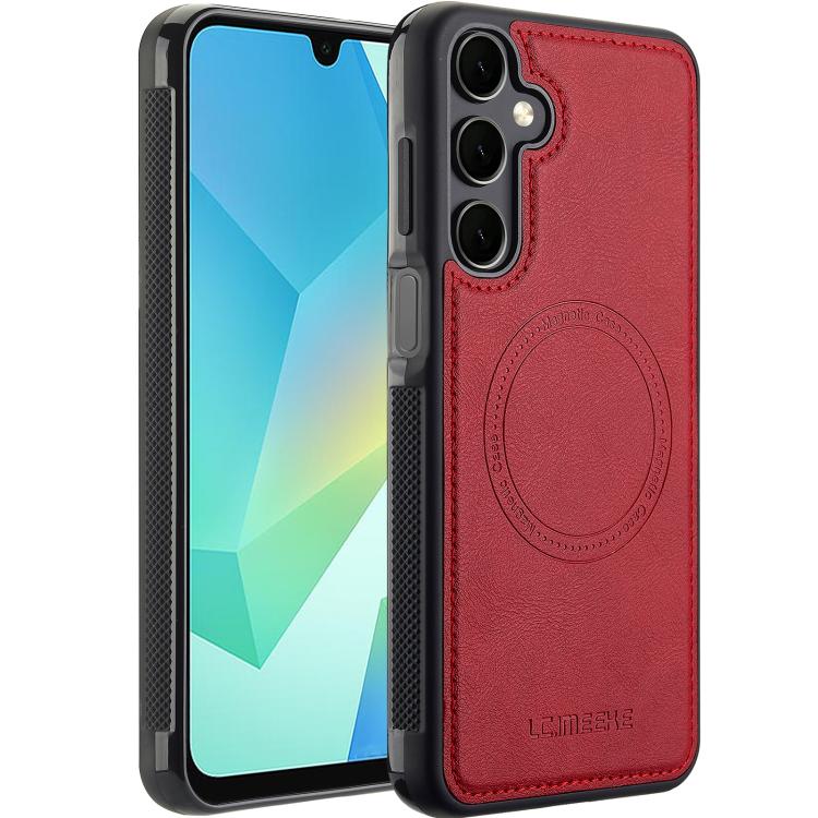 For Samsung Galaxy A36 5G LC.IMEEKE Magsafe Phone Case(Red)