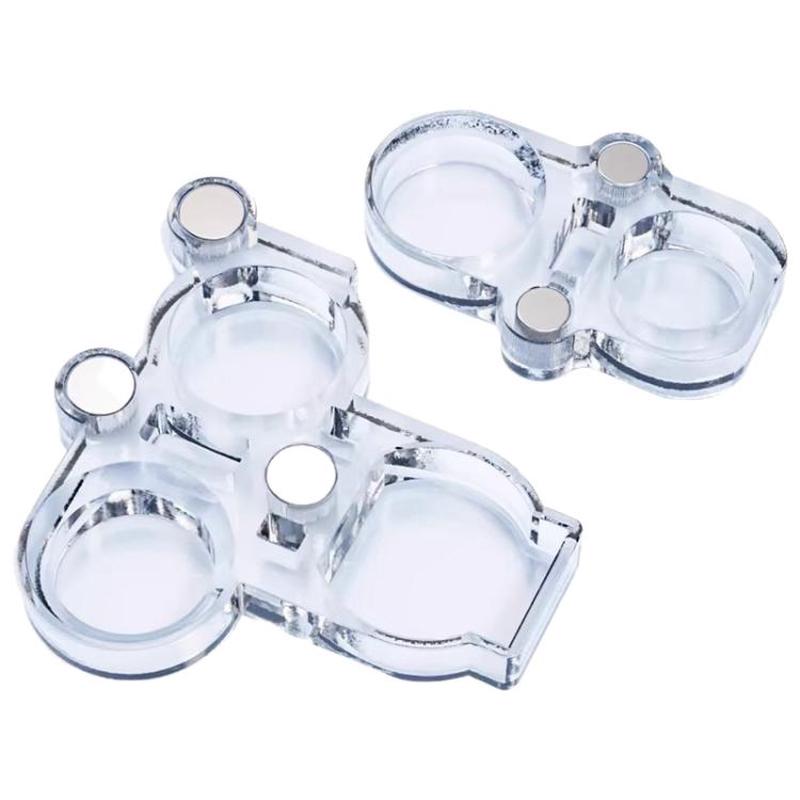 ycs Magnetic Camera Lens Cover for iPhone Dual/Triple Lens Soldering Repair Shield Cover(Clear)