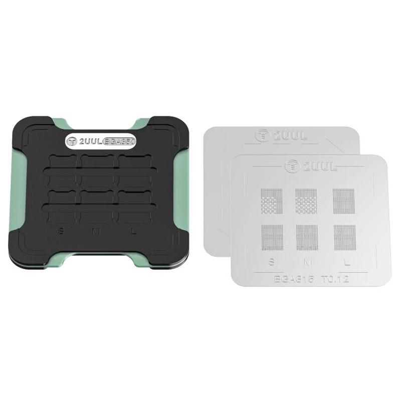 2UUL BH16 NAND REBALL BASE Magnetic Dual-Sided Reballing Platform Set