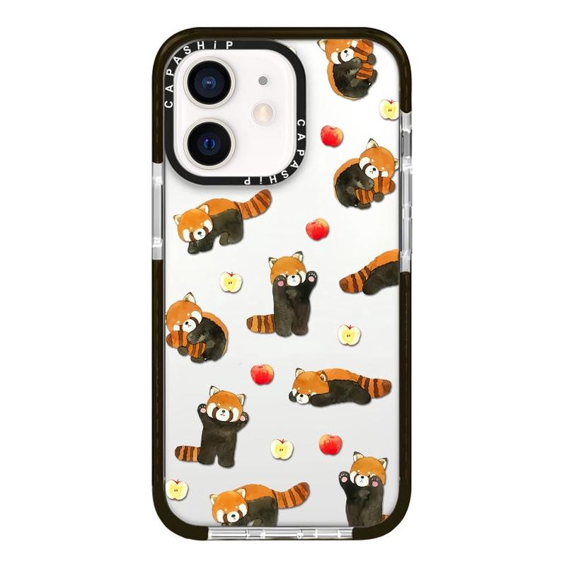 For iPhone 11 Simple Illustration Pattern Full Coverage Phone Case(Cute Dog Bear B)