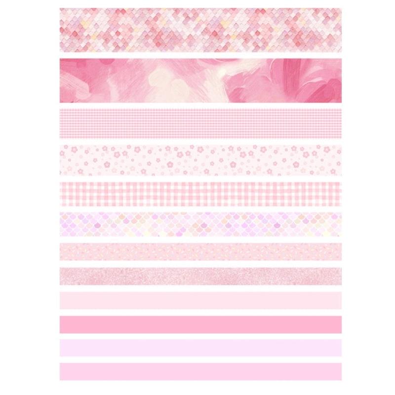 Antique And Paper Tape Hand Account DIY Decoration Material, Colour: Sakura Party