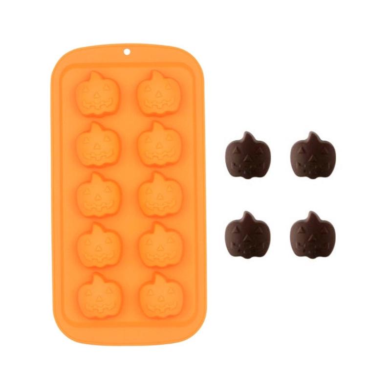Halloween Cartoon Baking Set Chocolate Mold(Pumpkin Head)