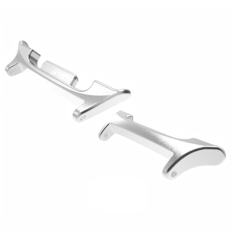 For Samsung Galaxy Watch Ultra 2025 22mm One Pair Metal Head Watch Band Connector(Silver)