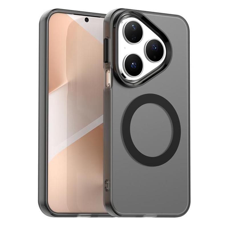 For Huawei Pura 80 Candy Magsafe PC Hybrid TPU Phone Case(Black)