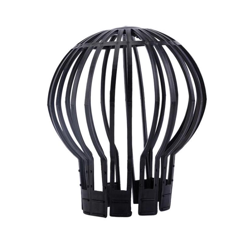 Drainage System Garden Filter Cover Eaves Leaking Pipe Dredging Funnel Protective Cover, Style: Spherical(Black)
