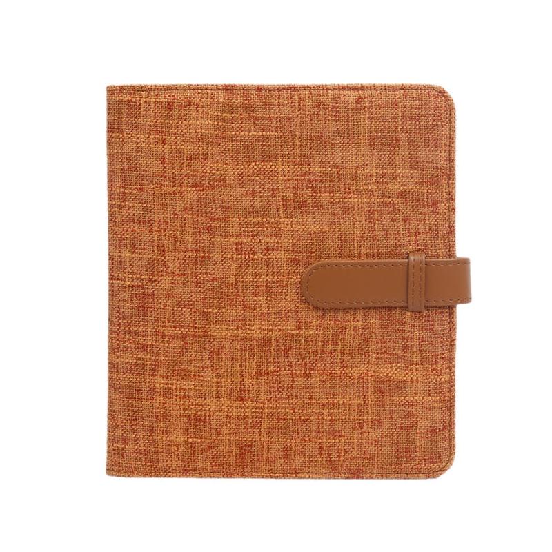 3 inch 288-photo Cotton Linen Album(Orange)