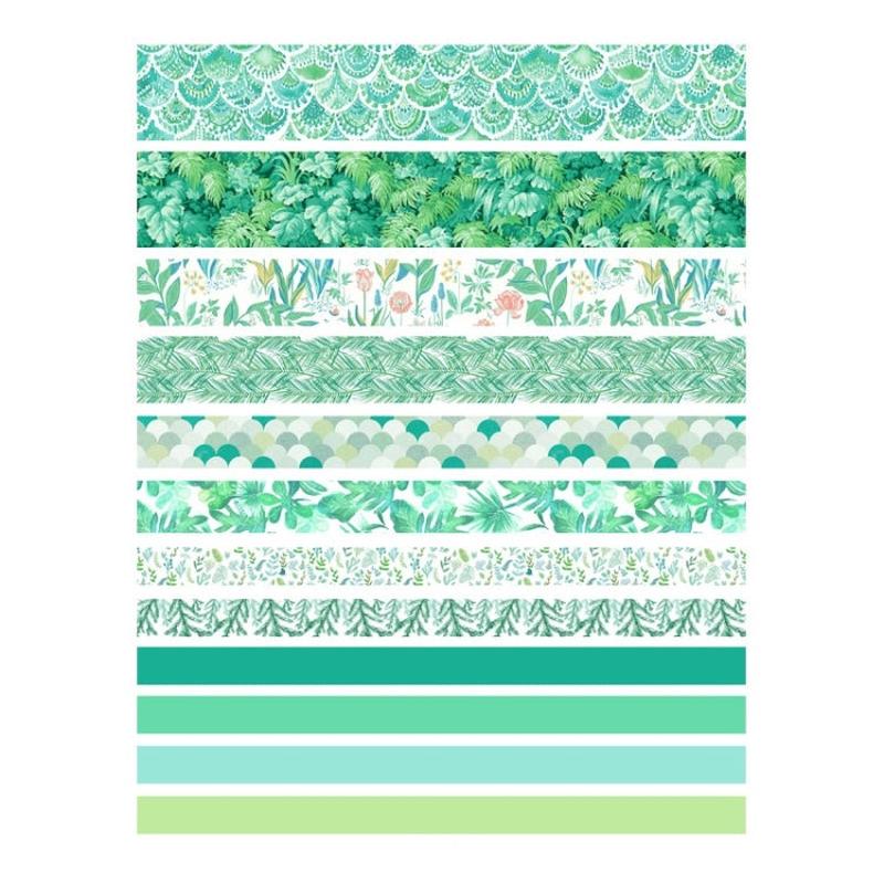 Antique And Paper Tape Hand Account DIY Decoration Material, Colour: Green Mint