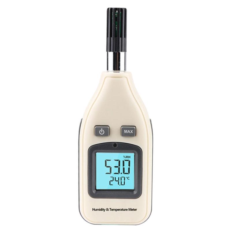 BENETECH GM1362 1.45 Inch Screen Digital Humidity & Temperature Meter(White)