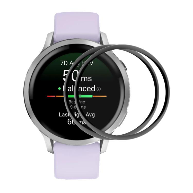 For Garmin Venu 4 41mm 2pcs ENKAY 3D Full Coverage Soft PC Edge PMMA HD Screen Protector Film