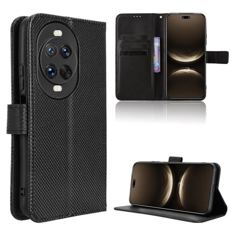 For Huawei nova 14 5G Diamond Texture Leather Phone Case(Black)
