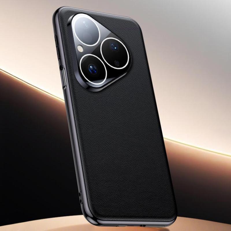 For Huawei Pura 80 5G Skin Feel Leather Texture Cooling Phone Case(Black)