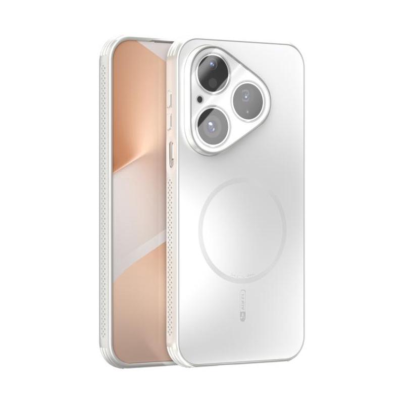 For Huawei Pura 80 5G ABEEL Heat Dissipation Frosted MagSafe Phone Case with Lens Film(White)